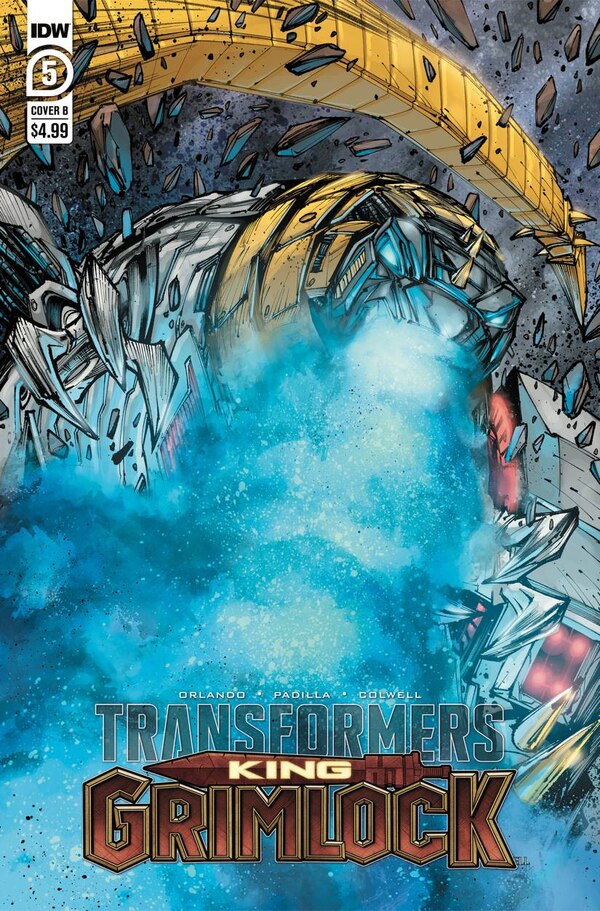 Transformers King Grimlock Issue No. 5 Comic Book Preview Image  (2 of 9)